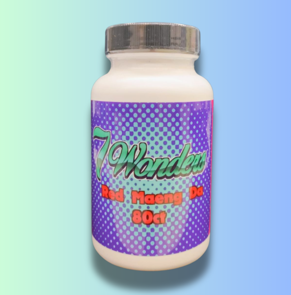 7 WONDERS KRATOM 80CT CAPSULE Red Maeng Da
